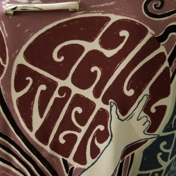 Vintage Jean Paul Gaultier Graphic Top Blouse L - Picture 5 of 8